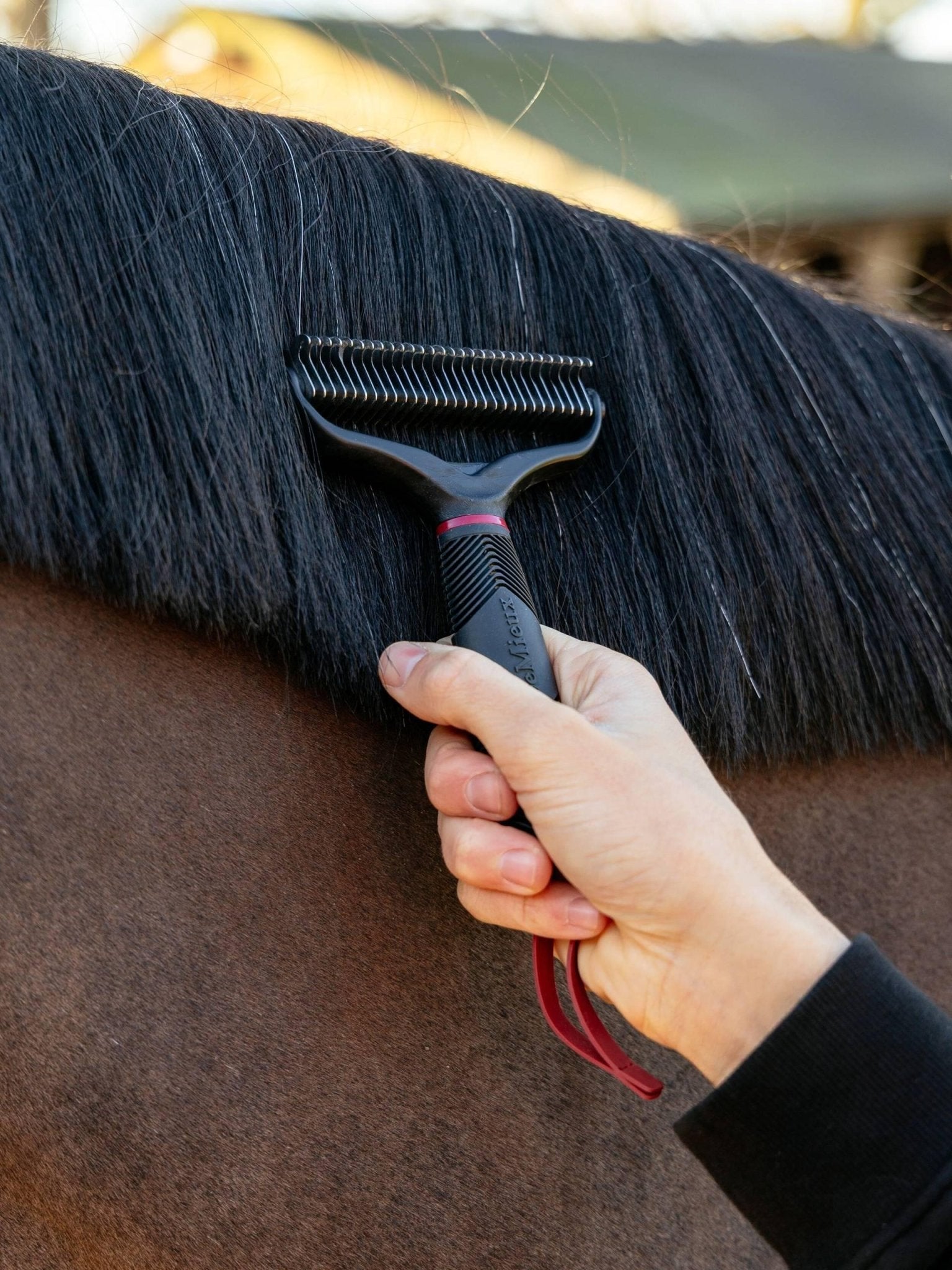 Lemieux Mane Thinning Rake Black - Nags Essentials