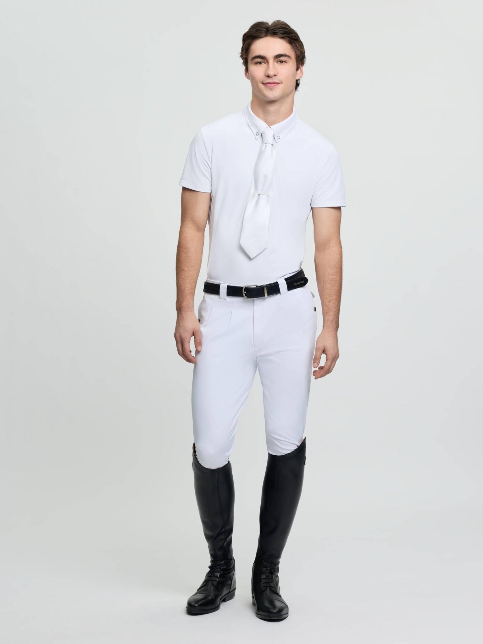 Lemieux Mens Short Sleeve Show Shirt - White - Nags Essentials