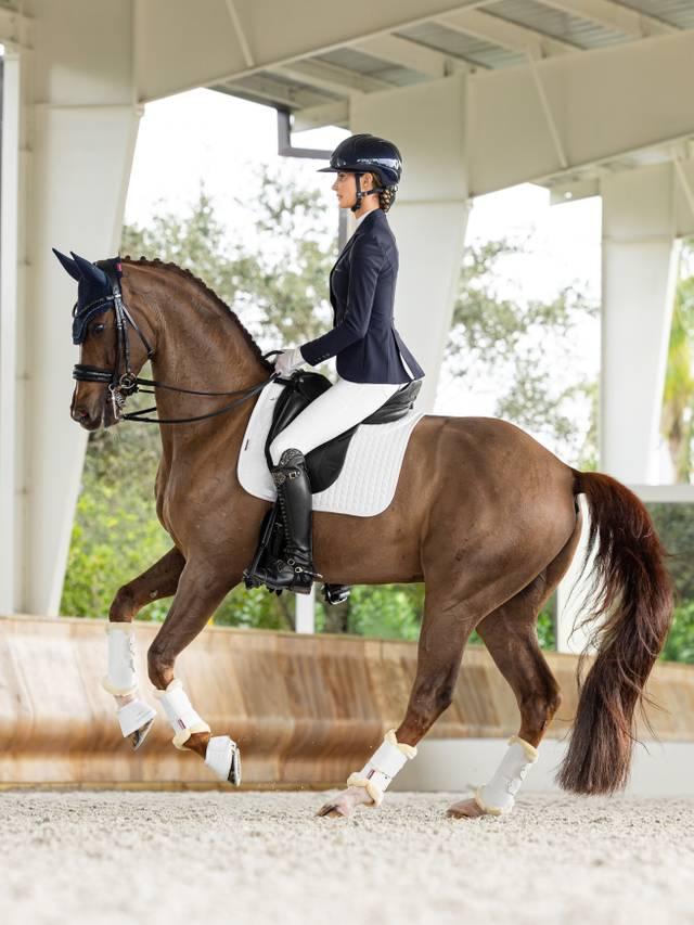 LeMieux ProSorb Plain 2 Pocket Dressage Square - Nags Essentials