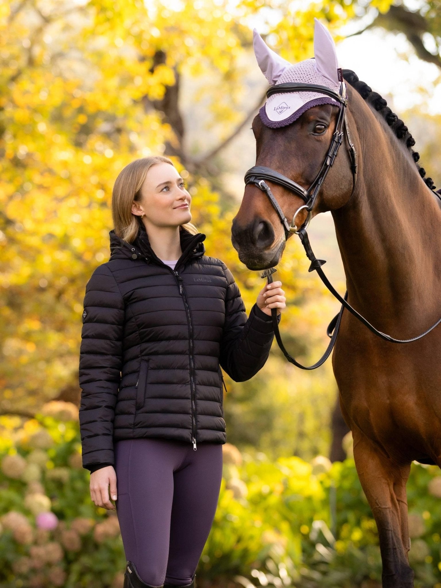 Lemieux Rose Hooded Puffer Jacket Black - Nags Essentials