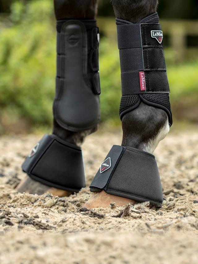 LeMieux Soft Shell Over Reach Boots - Black - Nags Essentials