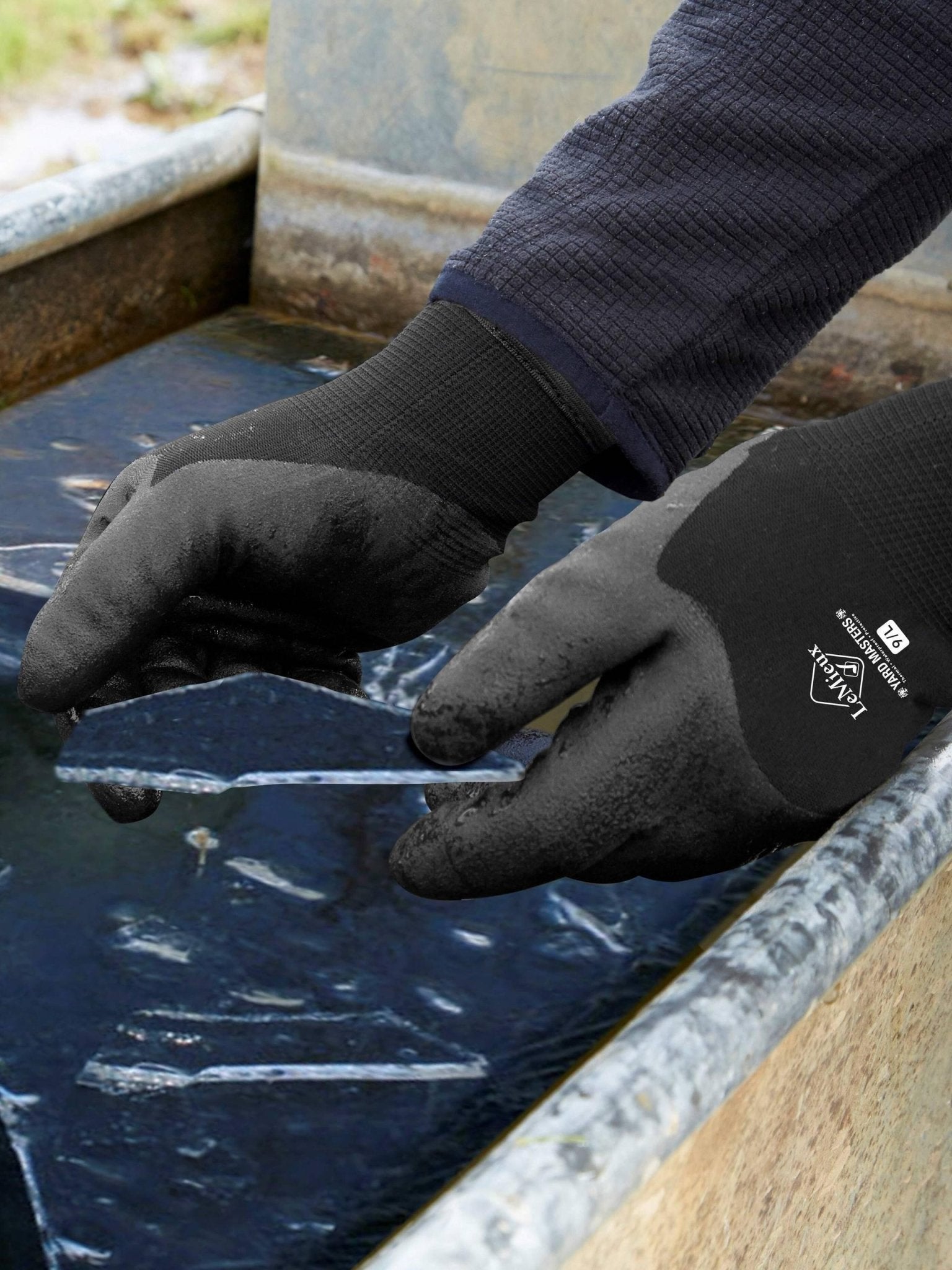 LeMieux Thermal Work Gloves - Navy - Nags Essentials