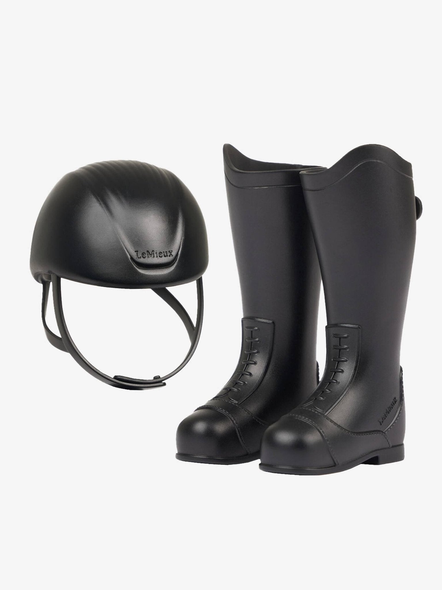 Lemieux Toy Rider Boots & Helmet - Black - Nags Essentials