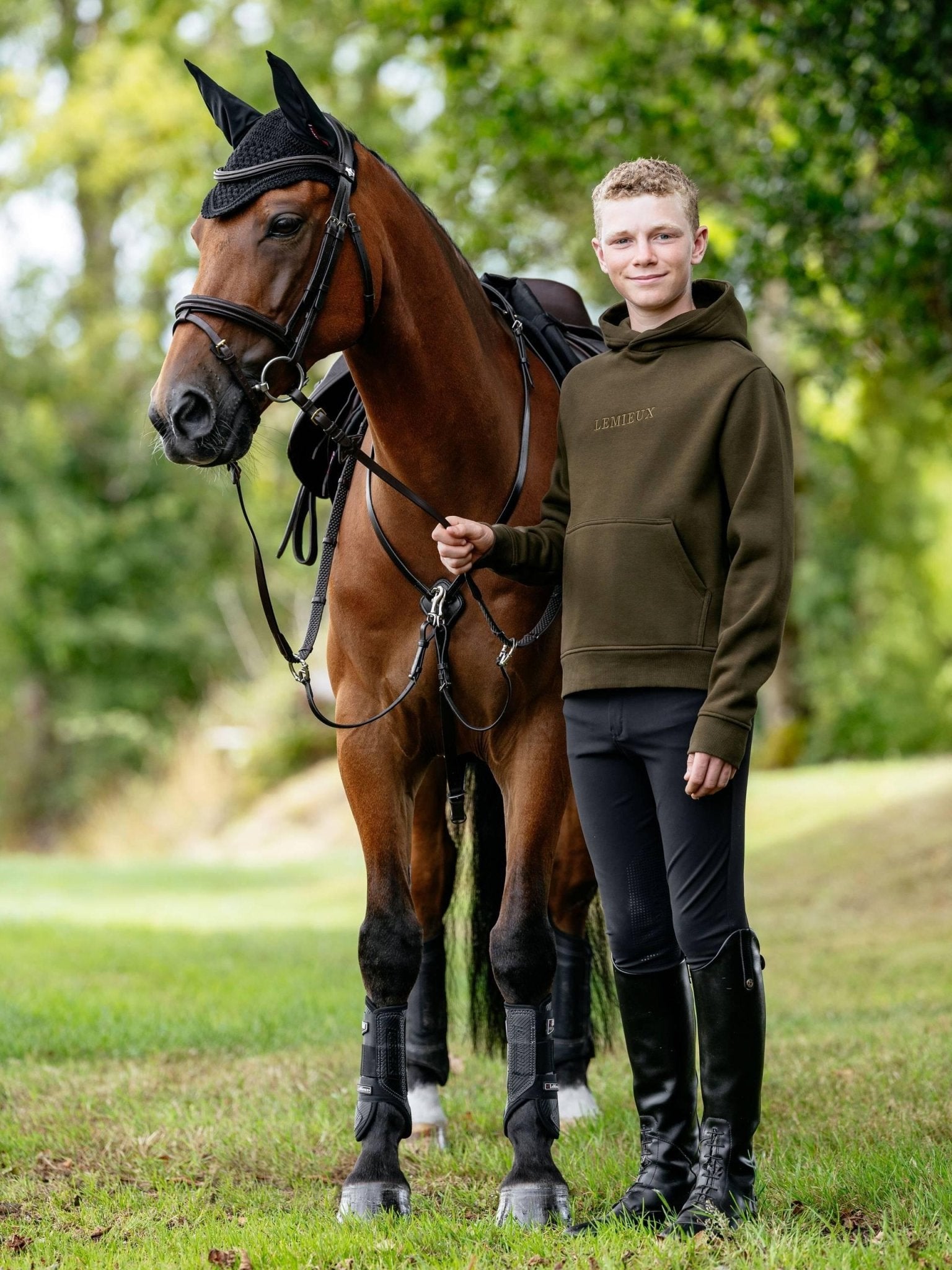 Lemieux Young Rider Boys Hoodie - Nags Essentials