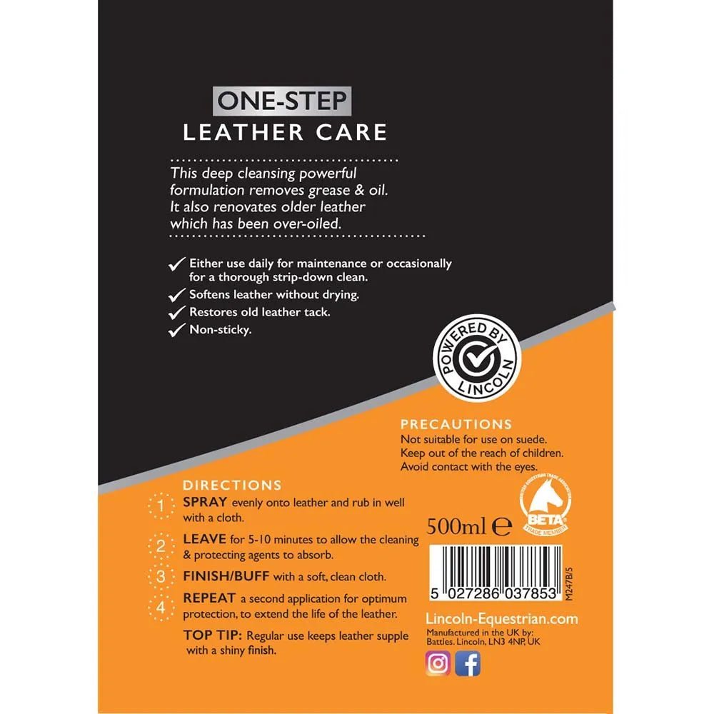 Lincoln Total Tack Care - 500ml - Nags Essentials