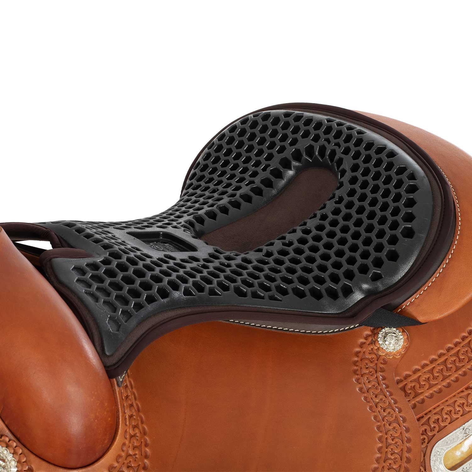 Ortho-Coccyx seat saver western Hexagonal gel-out Dri-lex 20mm - Nags Essentials