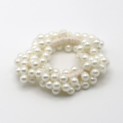 Pearl Beaded Scrunchie - Nags Essentials