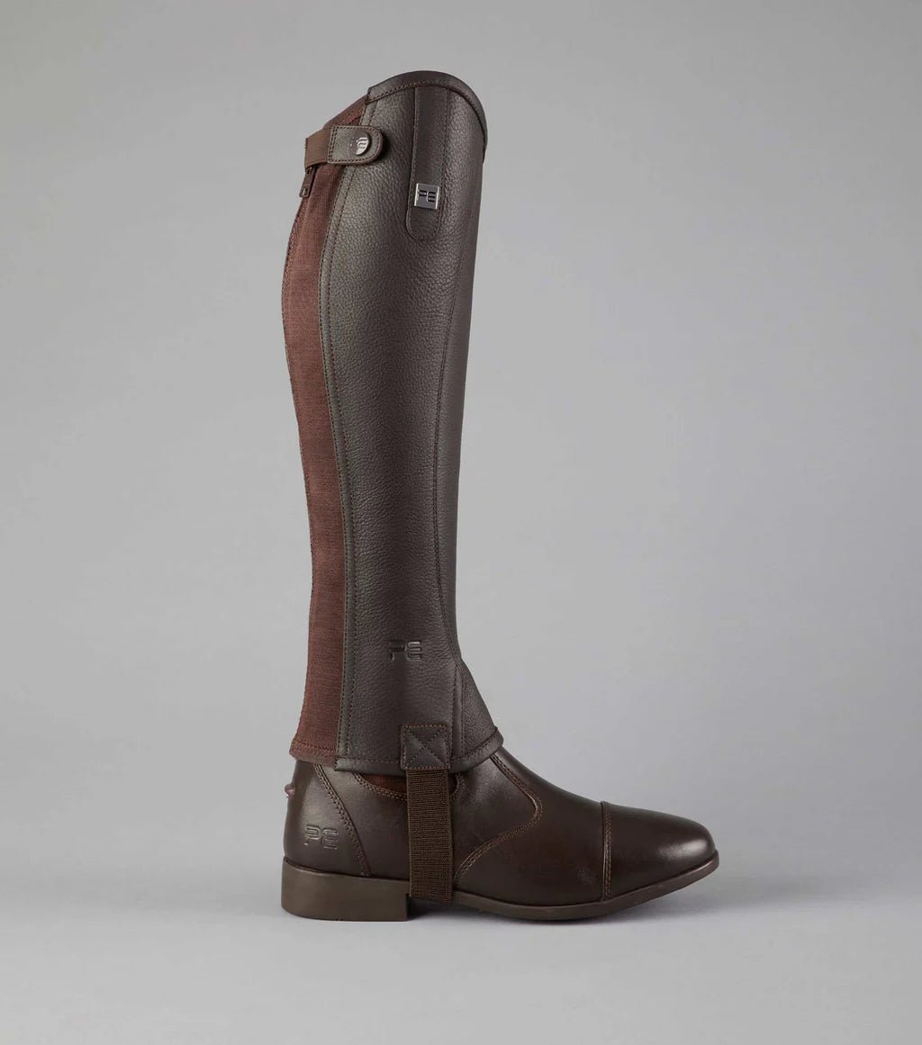 Premier Equine Actio Leather Half Chap - Nags Essentials
