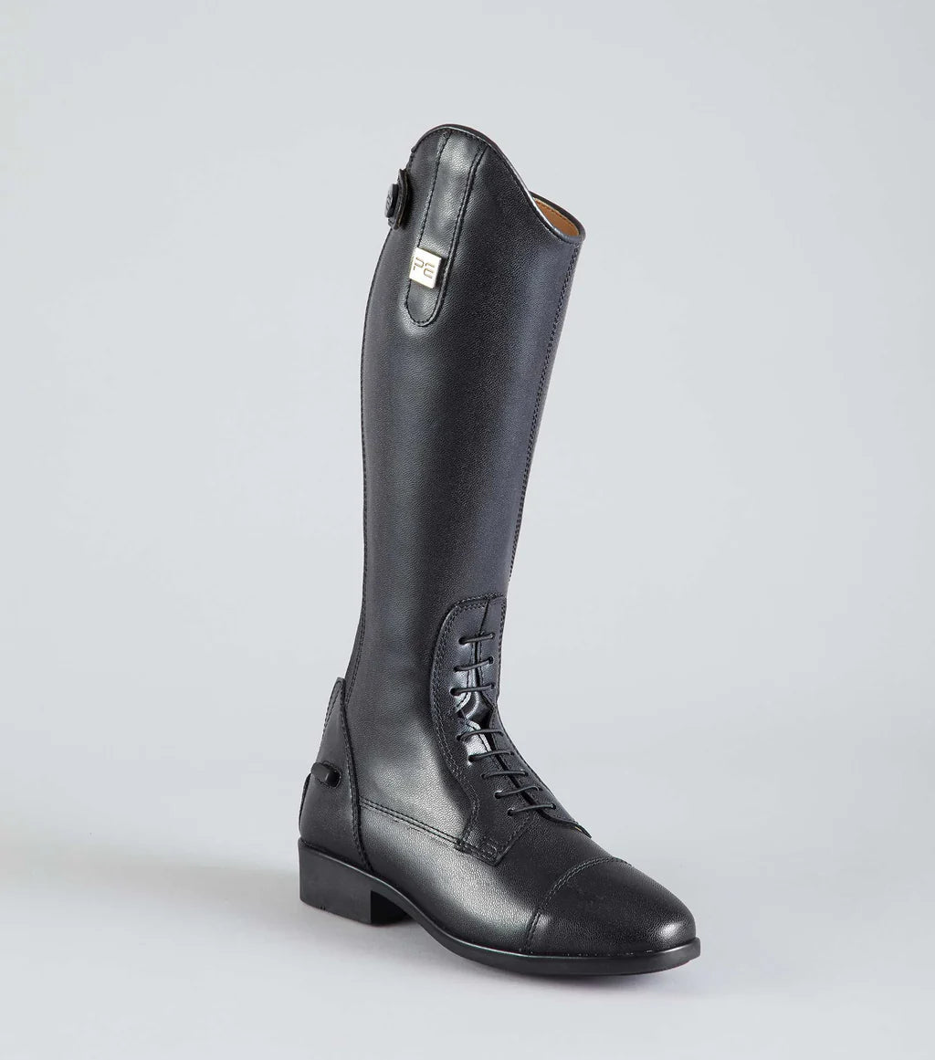Premier Equine Anima Junior Synthetic Field Tall Riding Boot - Black - Nags Essentials