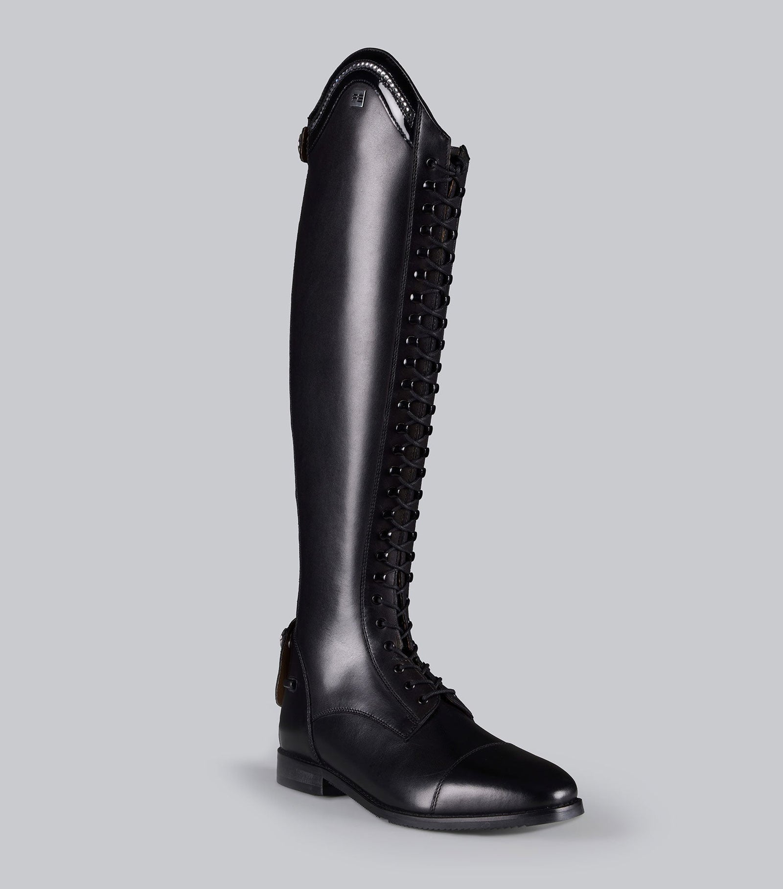 Premier Equine Astra Womens Leather Lace Front Tall Riding Boots - Nags Essentials