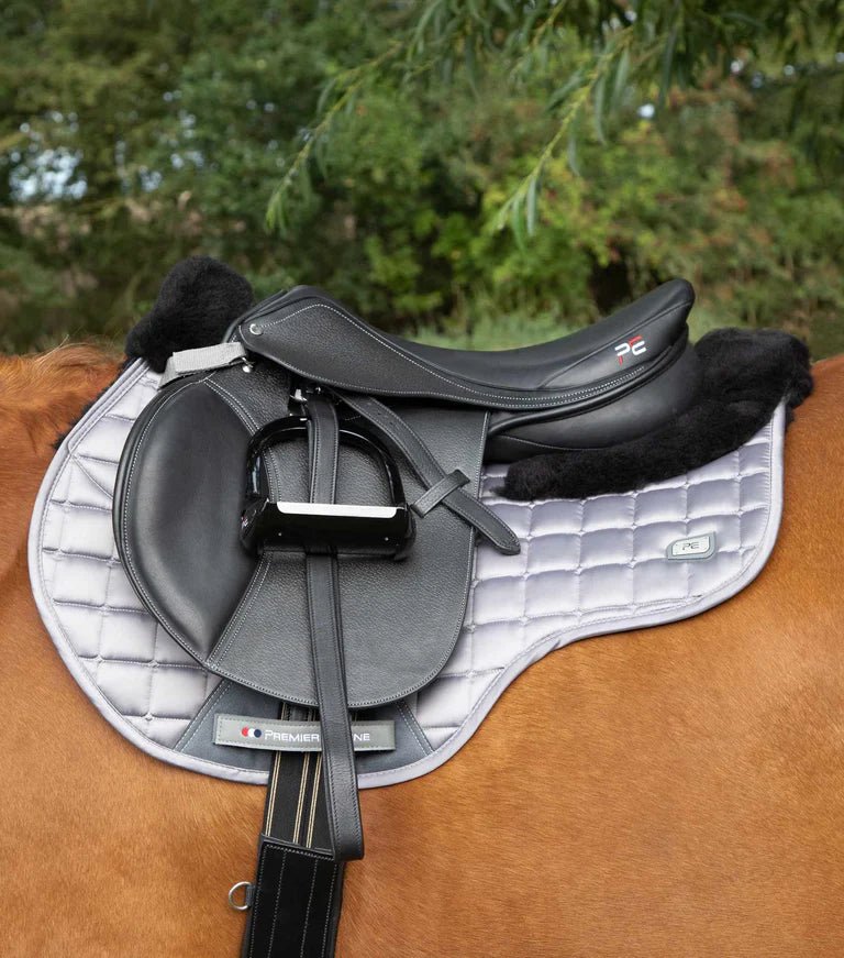 Premier Equine Atlantis Close Contact Satin Wool GP/Jump Square - Nags Essentials