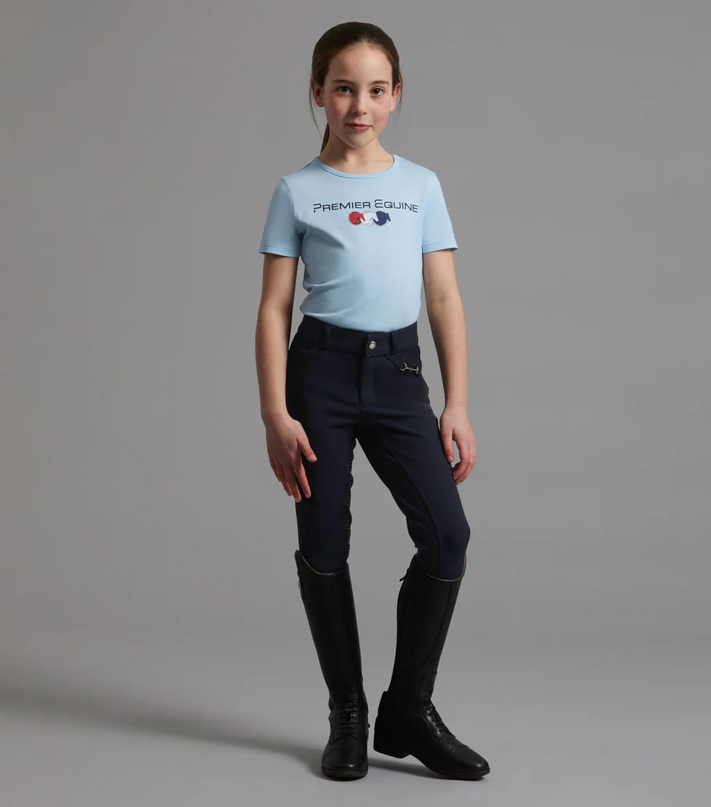 Premier Equine Brava Girls Full Seat Gel Riding Breeches - Nags Essentials