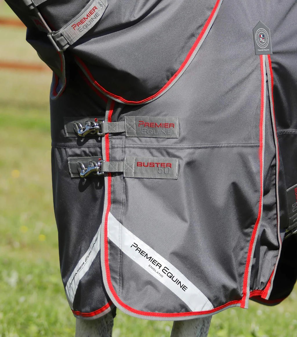 Premier Equine Buster 50g Turnout Rug with Snug-Fit Neck Cover - Nags Essentials