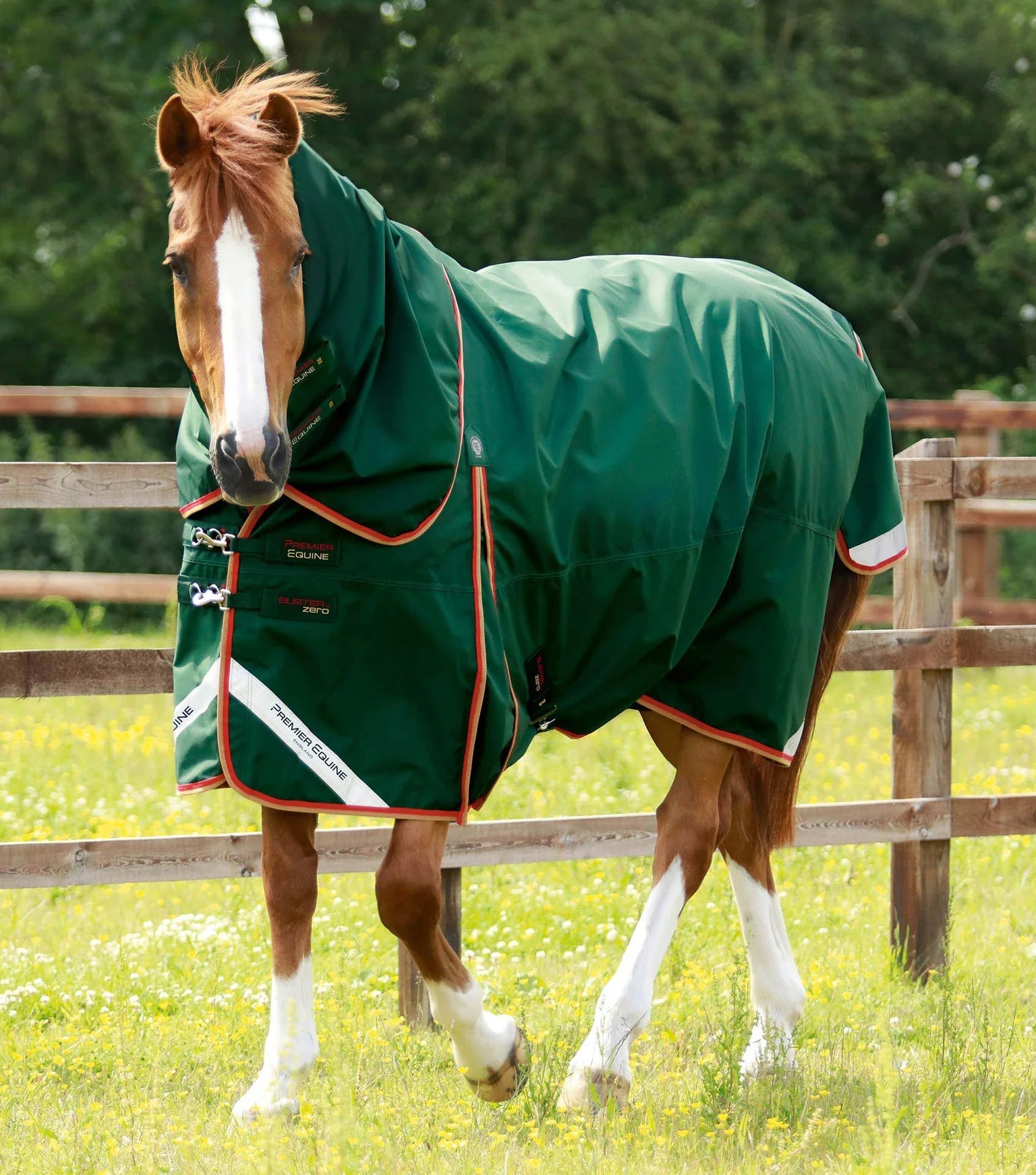 Premier Equine Buster Zero Turnout Rug with Classic Neck Cover - Nags Essentials