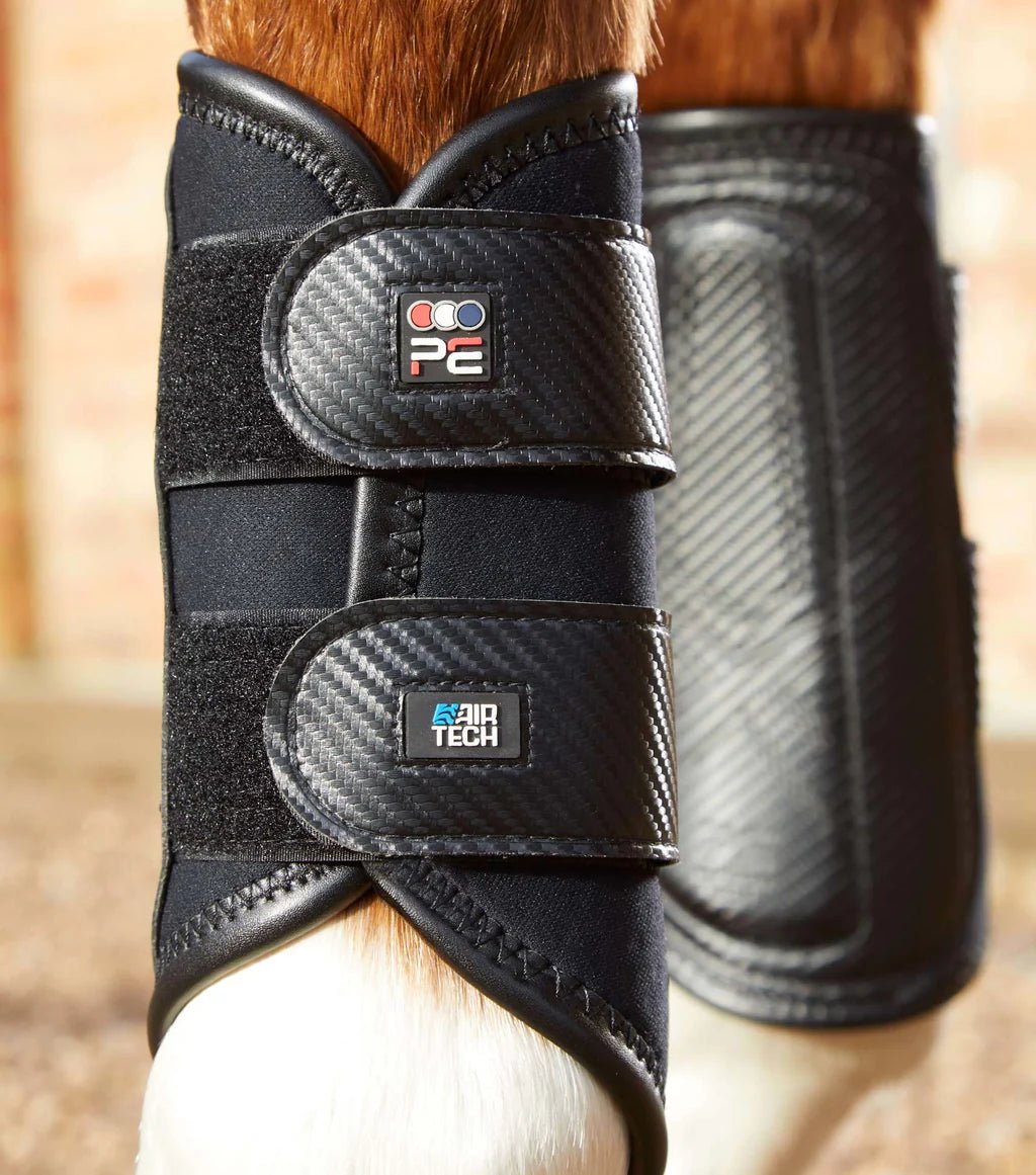 Premier Equine Carbon Air Tech Double Locking Brushing Boots - Nags Essentials