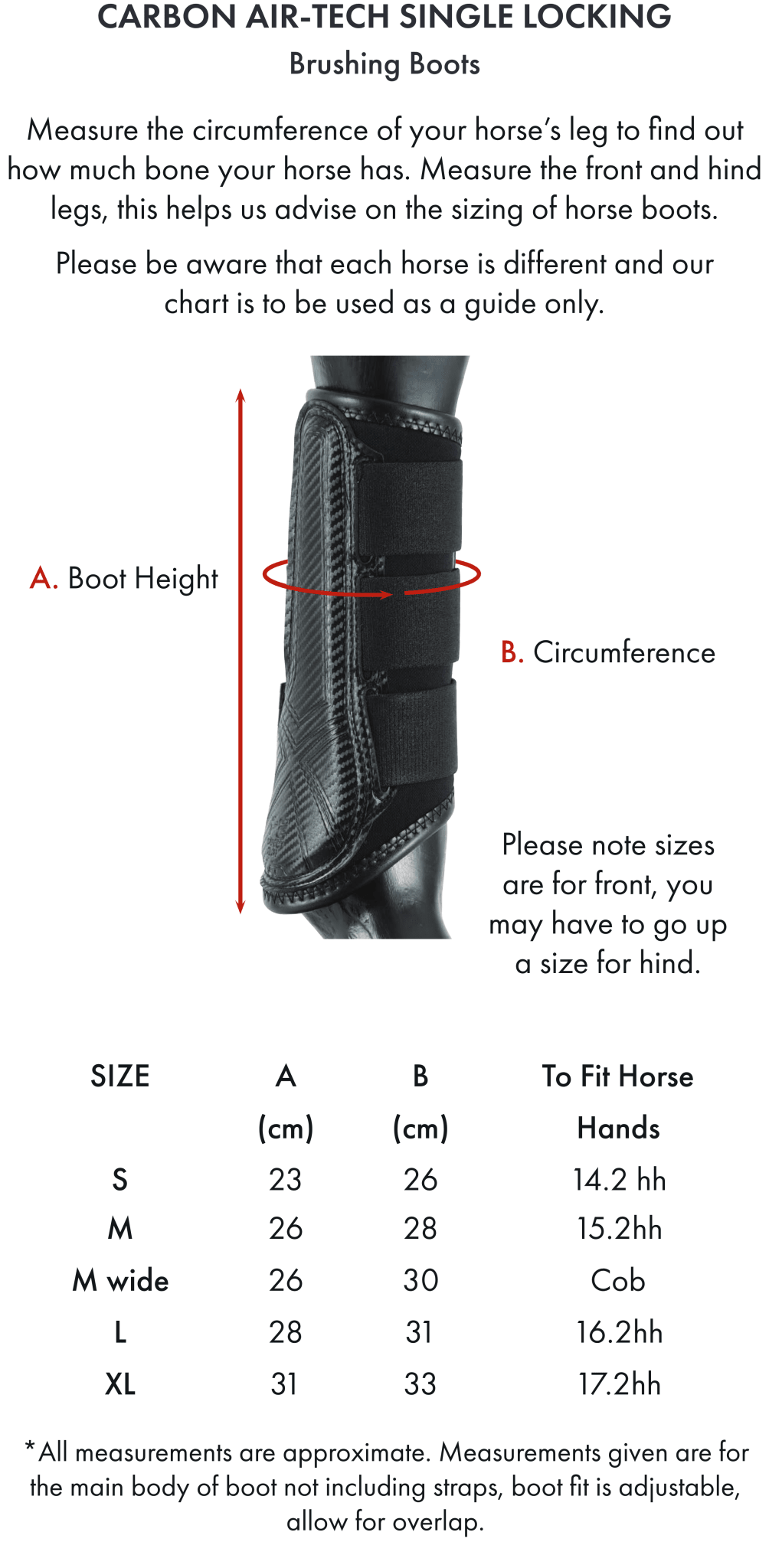Premier Equine Carbon Air Tech Single Locking Brushing Boots - Nags Essentials