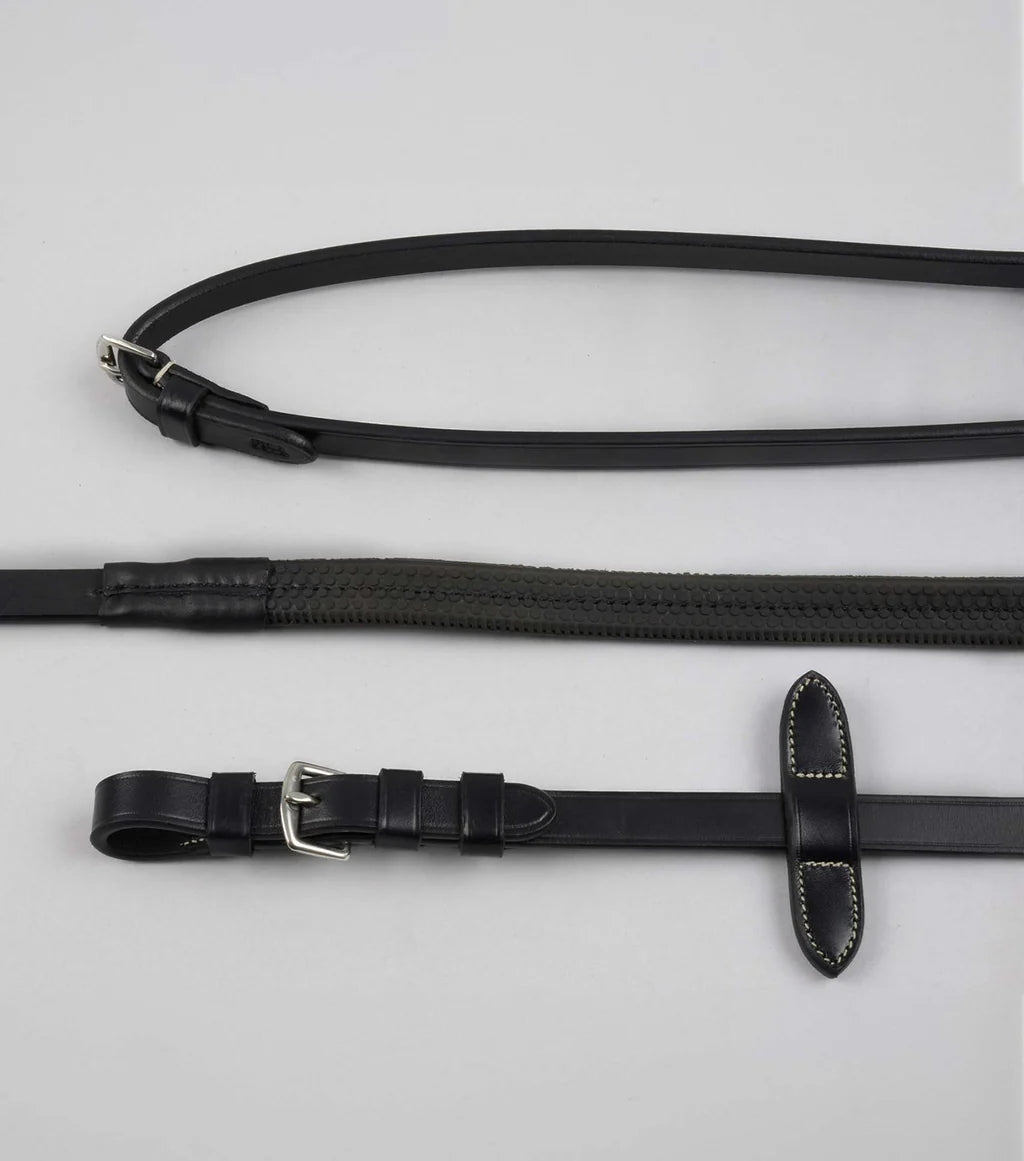 Premier Equine Cassano Rubber Grip Reins - Nags Essentials