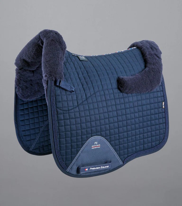 Premier Equine Close Contact Merino Wool European Saddlepad Dressage Square - Nags Essentials