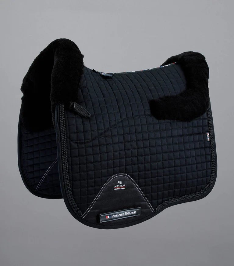 Premier Equine Close Contact Merino Wool European Saddlepad Dressage Square - Nags Essentials