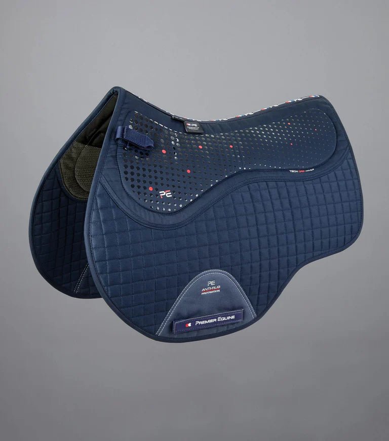 Premier Equine Close Contact Tech Grip Pro Anti-Slip Saddle Pad - GP/Jump Square - Nags Essentials