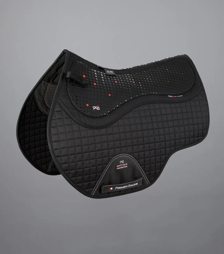 Premier Equine Close Contact Tech Grip Pro Anti-Slip Saddle Pad - GP/Jump Square - Nags Essentials