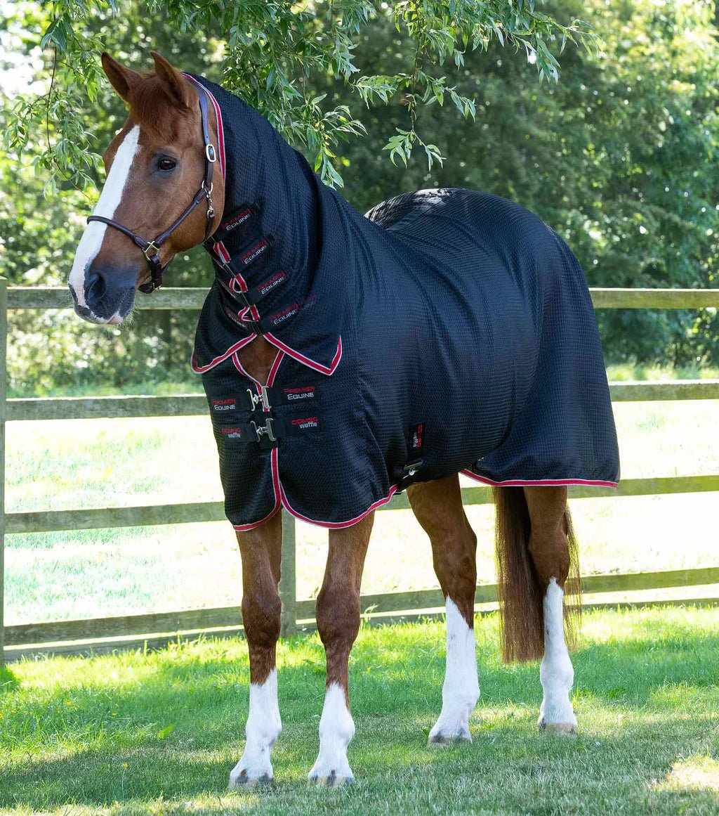 Premier Equine Combo Buster Waffle Horse Cooler Rug - Nags Essentials