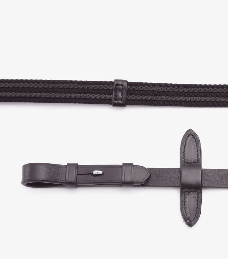 Premier Equine Domenico Web & Rubber Grip Reins - Nags Essentials