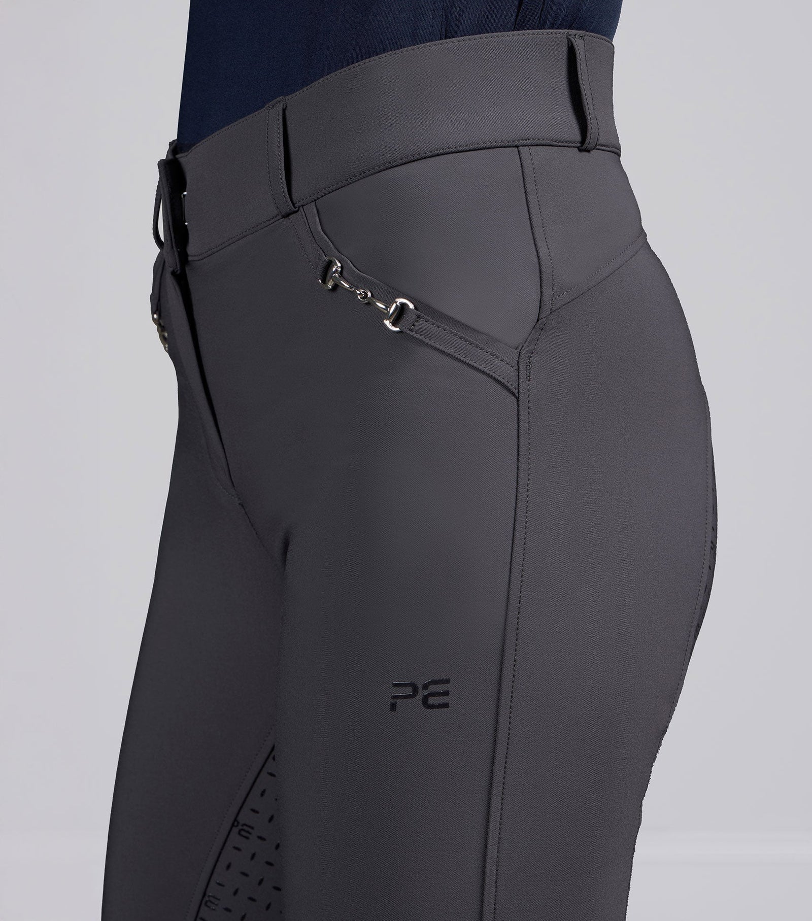 Premier Equine Filetto Womens Gel Full Seat Riding Breeches Navy - Nags Essentials