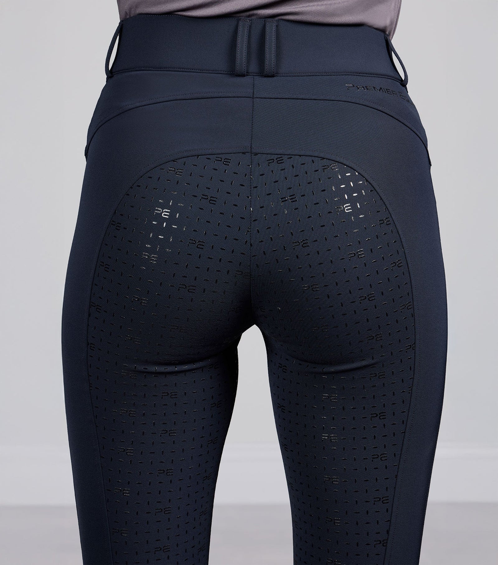 Premier Equine Filetto Womens Gel Full Seat Riding Breeches Navy - Nags Essentials