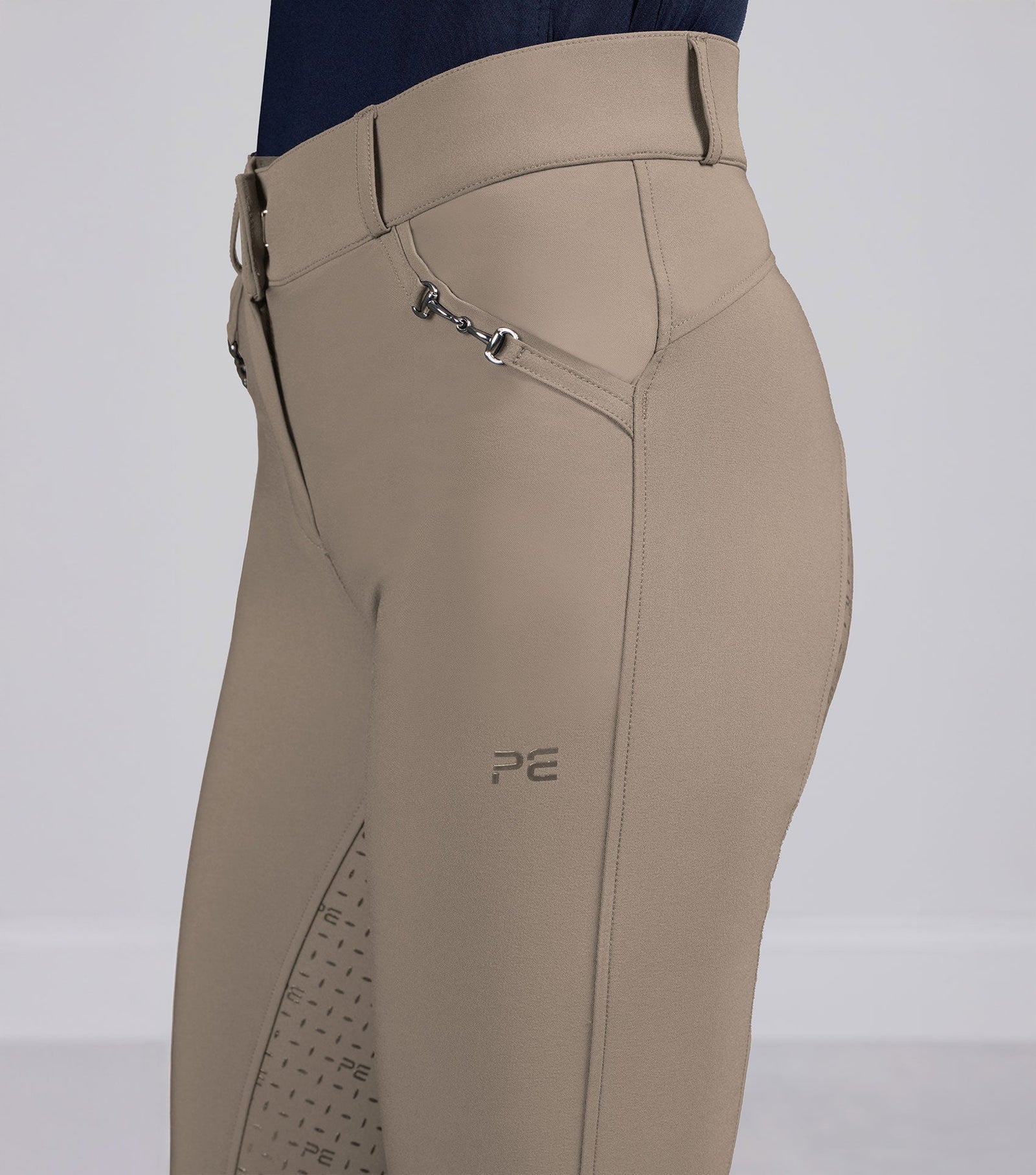 Premier Equine Filetto Womens Gel Full Seat Riding Breeches Navy - Nags Essentials