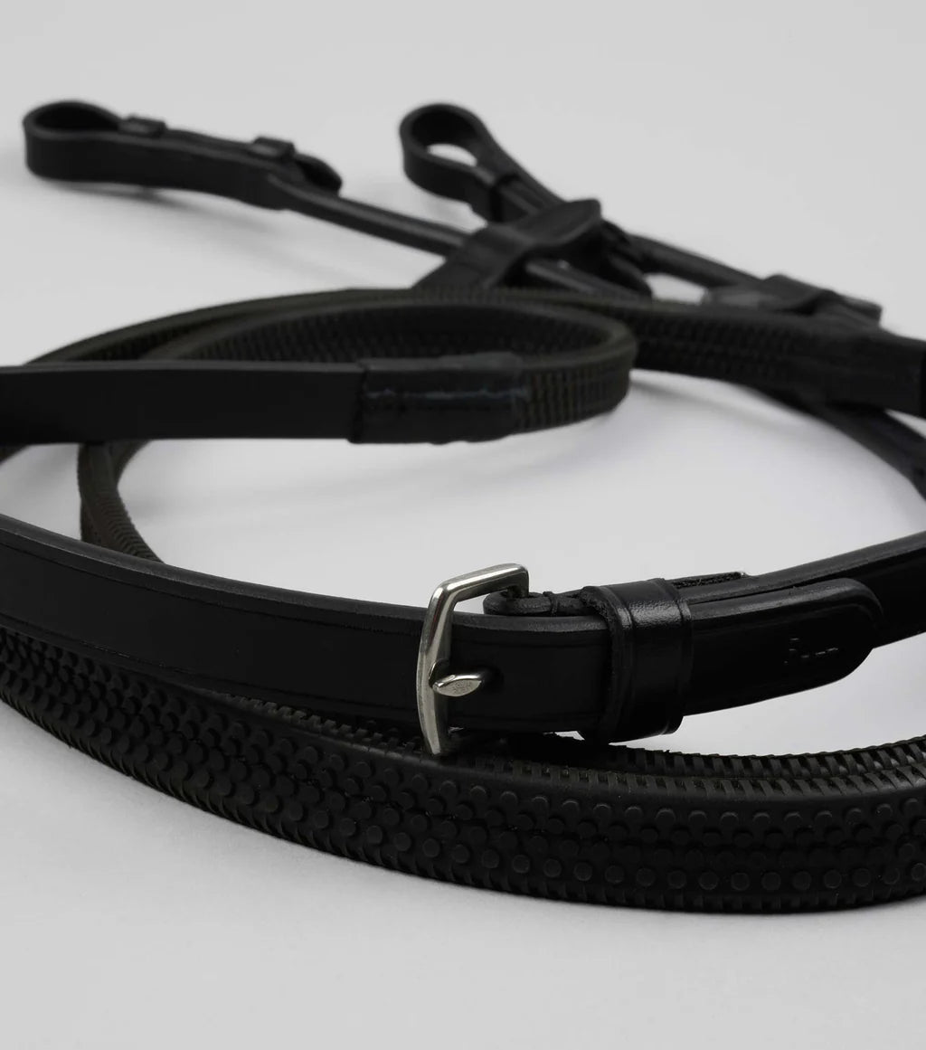 Premier Equine Finetti Rolled Leather Reins - Nags Essentials