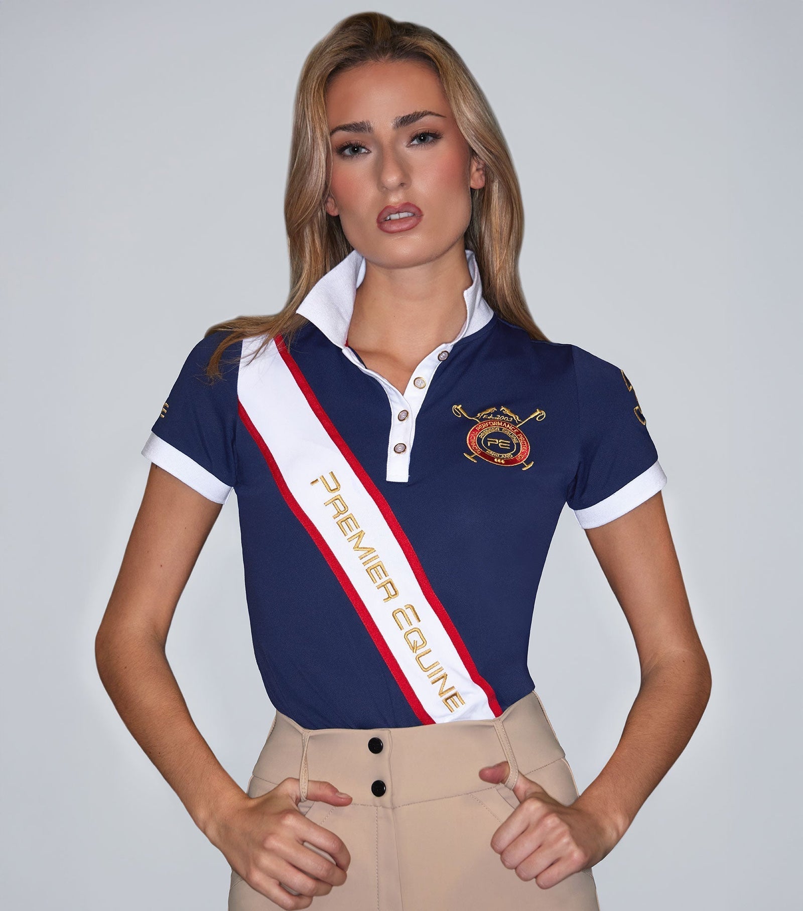 Premier Equine Heritage Polo Shirt Tawny - Nags Essentials
