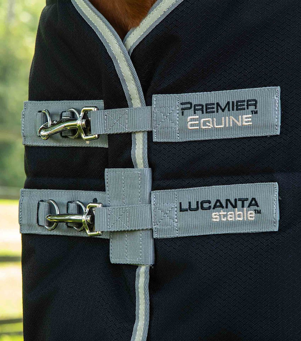 Premier Equine Lucanta Demi 100g Stable Rug - Black - Nags Essentials