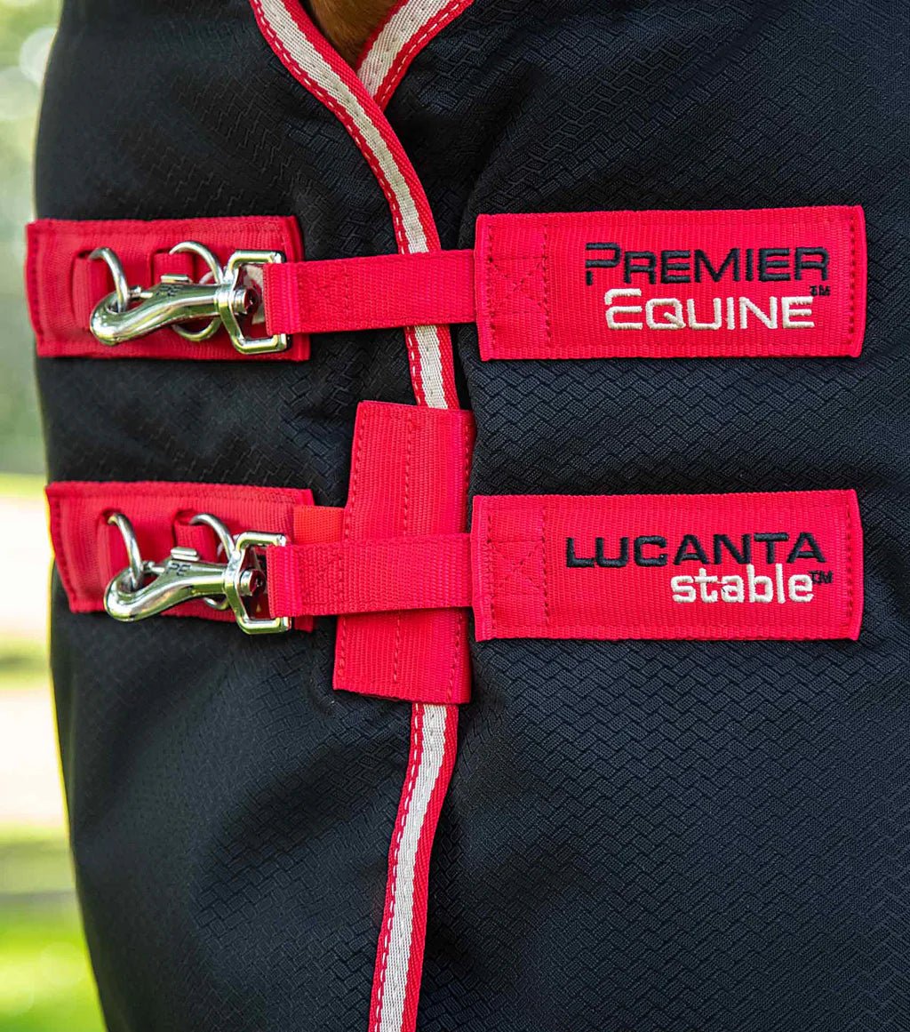Premier Equine Lucanta Demi 200g Stable Rug - Black - Nags Essentials