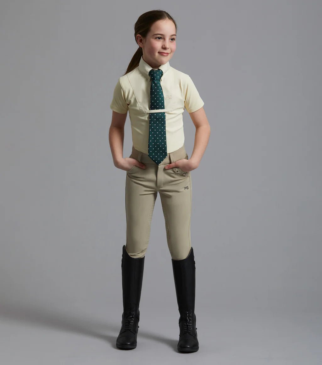 Premier Equine Luciana Girls Short Sleeve Tie Shirt - Nags Essentials