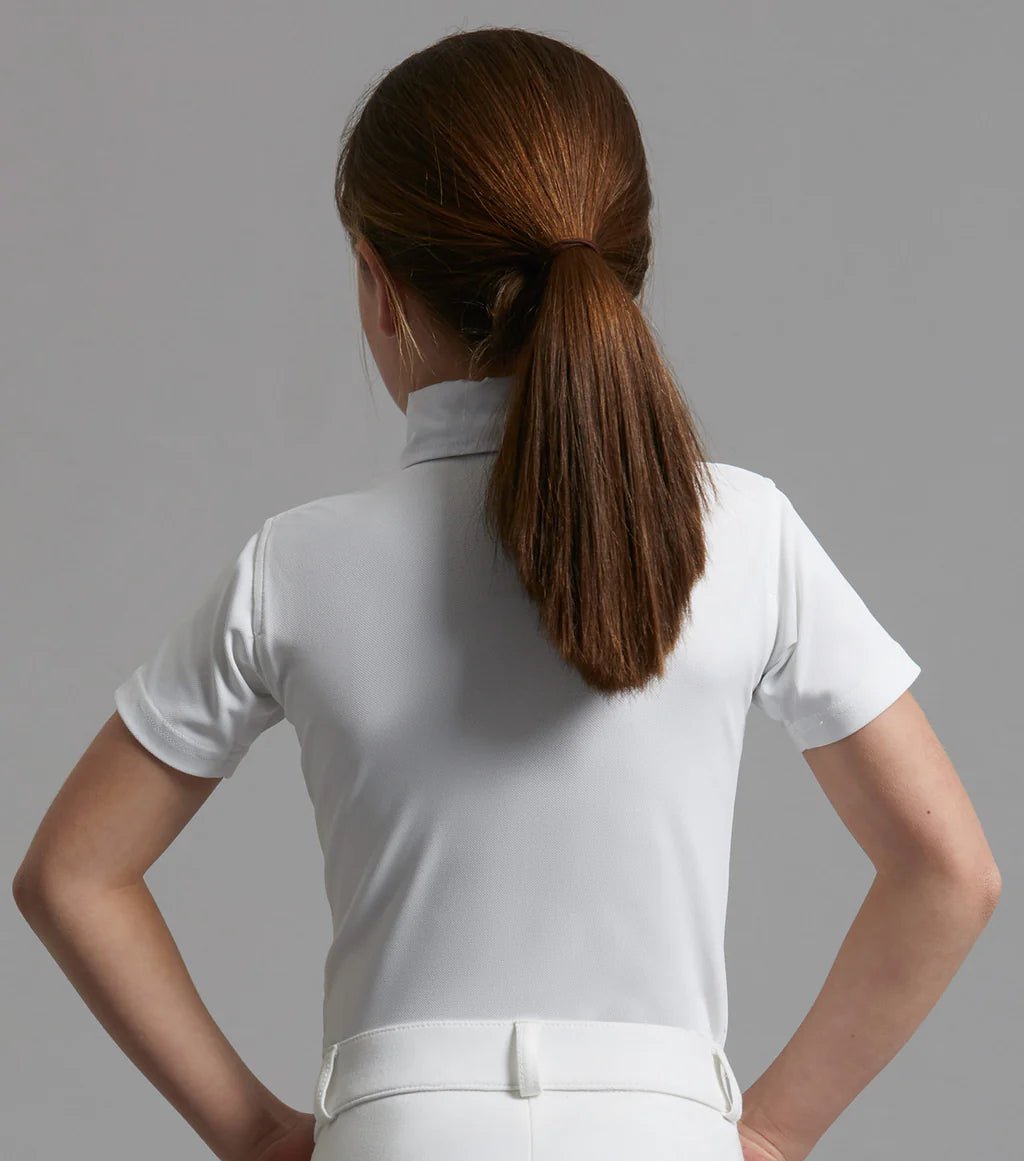 Premier Equine Luciana Girls Short Sleeve Tie Shirt - Nags Essentials