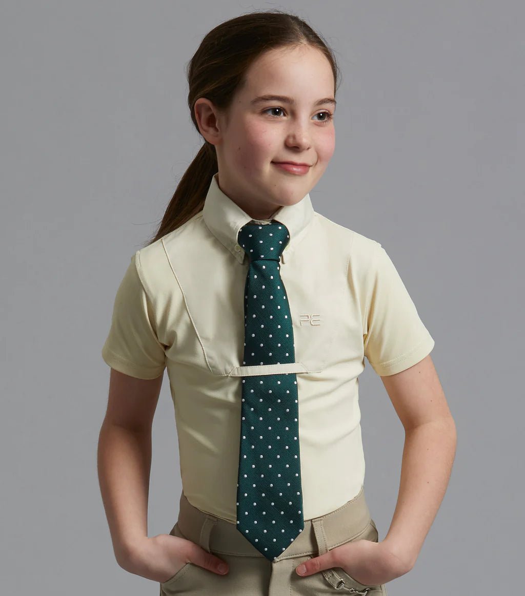 Premier Equine Luciana Girls Short Sleeve Tie Shirt - Nags Essentials