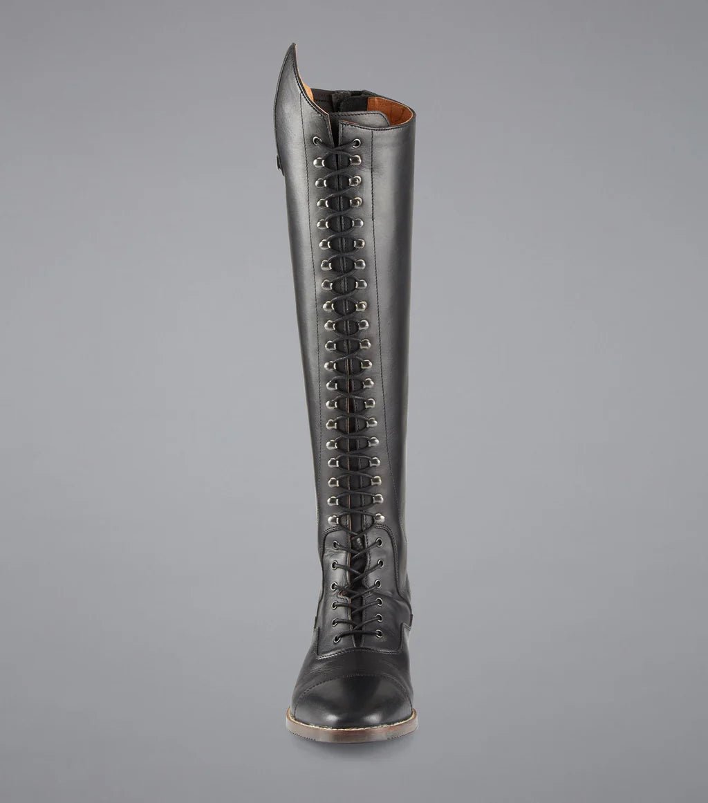 Premier Equine Maurizia Ladies Lace Front Tall Leather Riding Boot - Nags Essentials