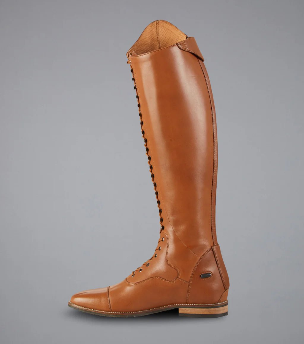 Premier Equine Maurizia Ladies Lace Front Tall Leather Riding Boot - Nags Essentials