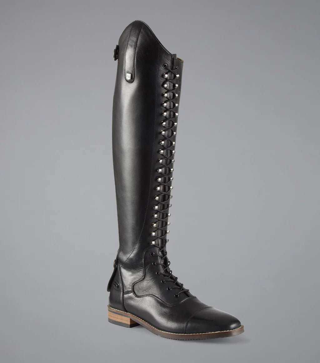 Premier Equine Maurizia Ladies Lace Front Tall Leather Riding Boot - Nags Essentials