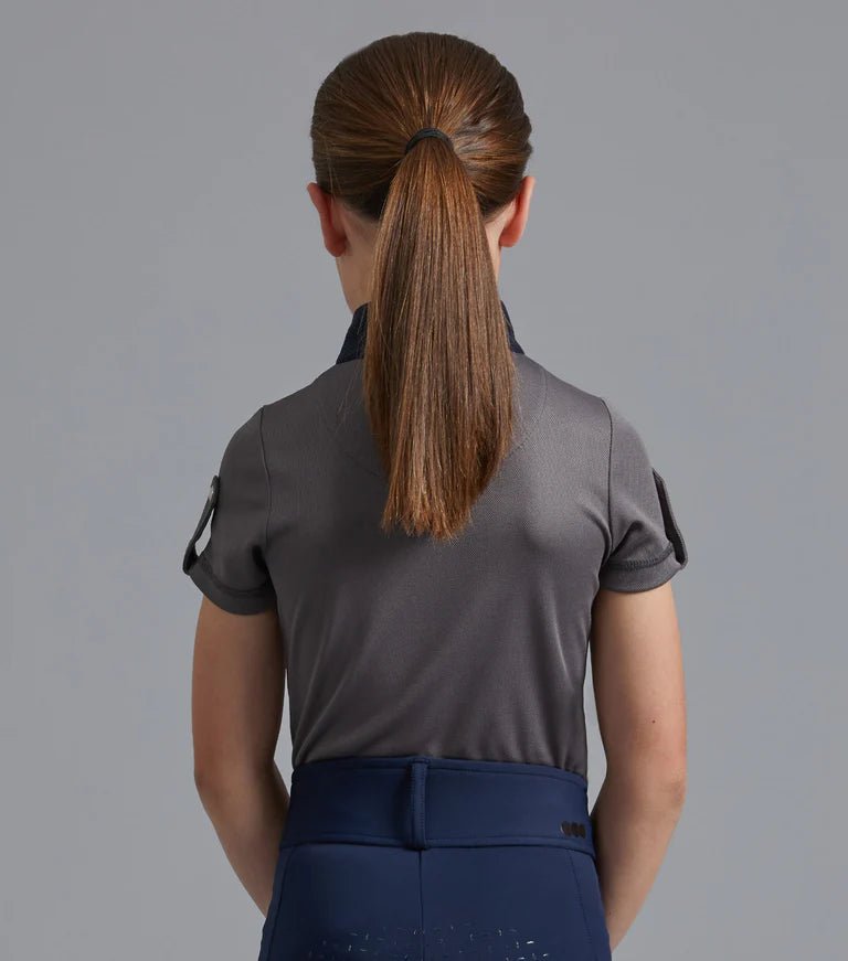 Premier Equine Mini Amia Girl's Technical Short Sleeve Riding Top - Nags Essentials