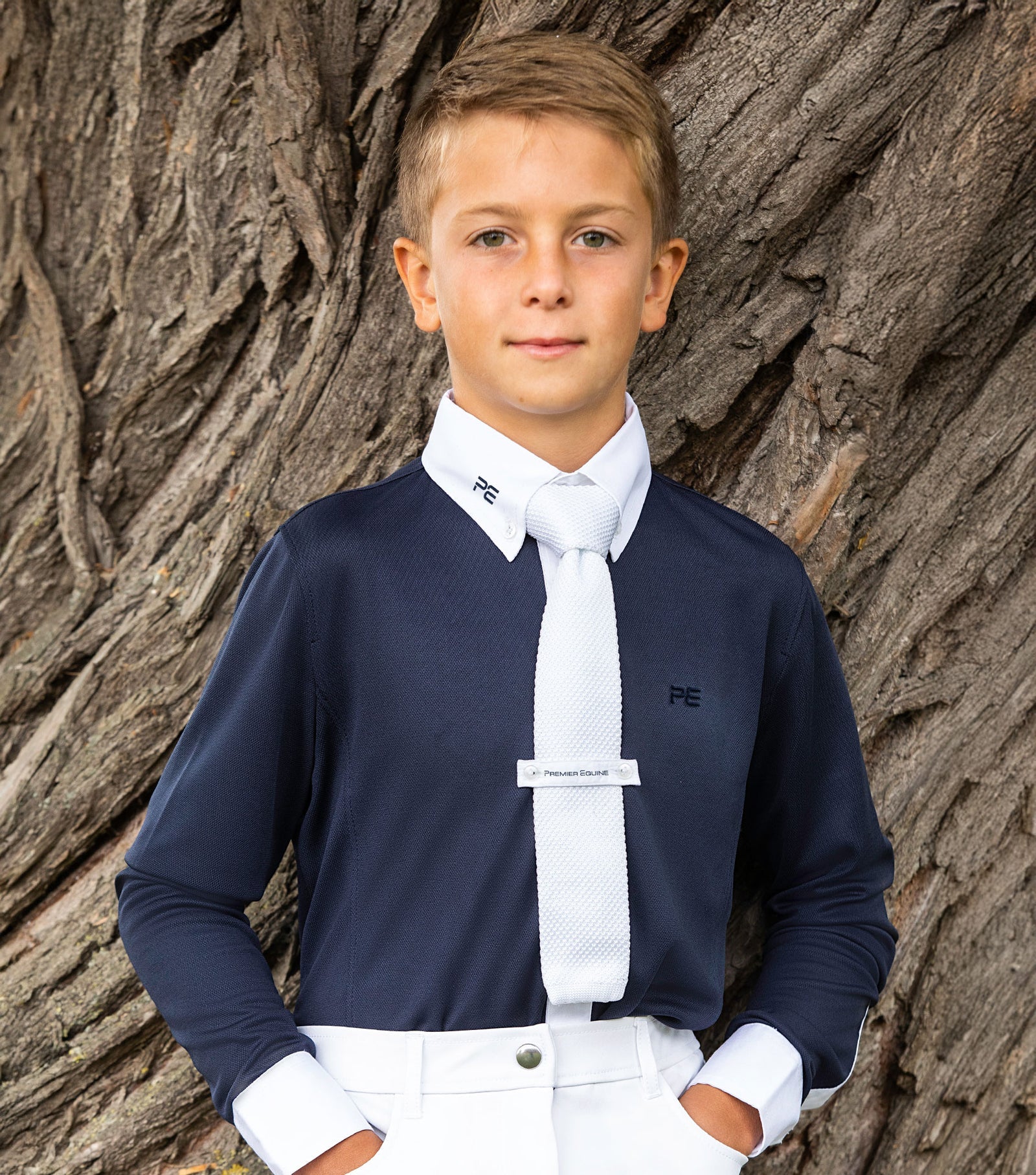 Premier Equine Mini Giulio Boy's Long Sleeve Show Shirt - Nags Essentials