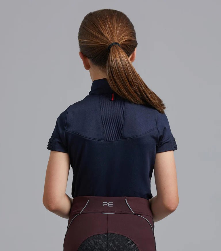 Premier Equine Mini Remisa Girl's Technical Short Sleeve Riding Top - Nags Essentials