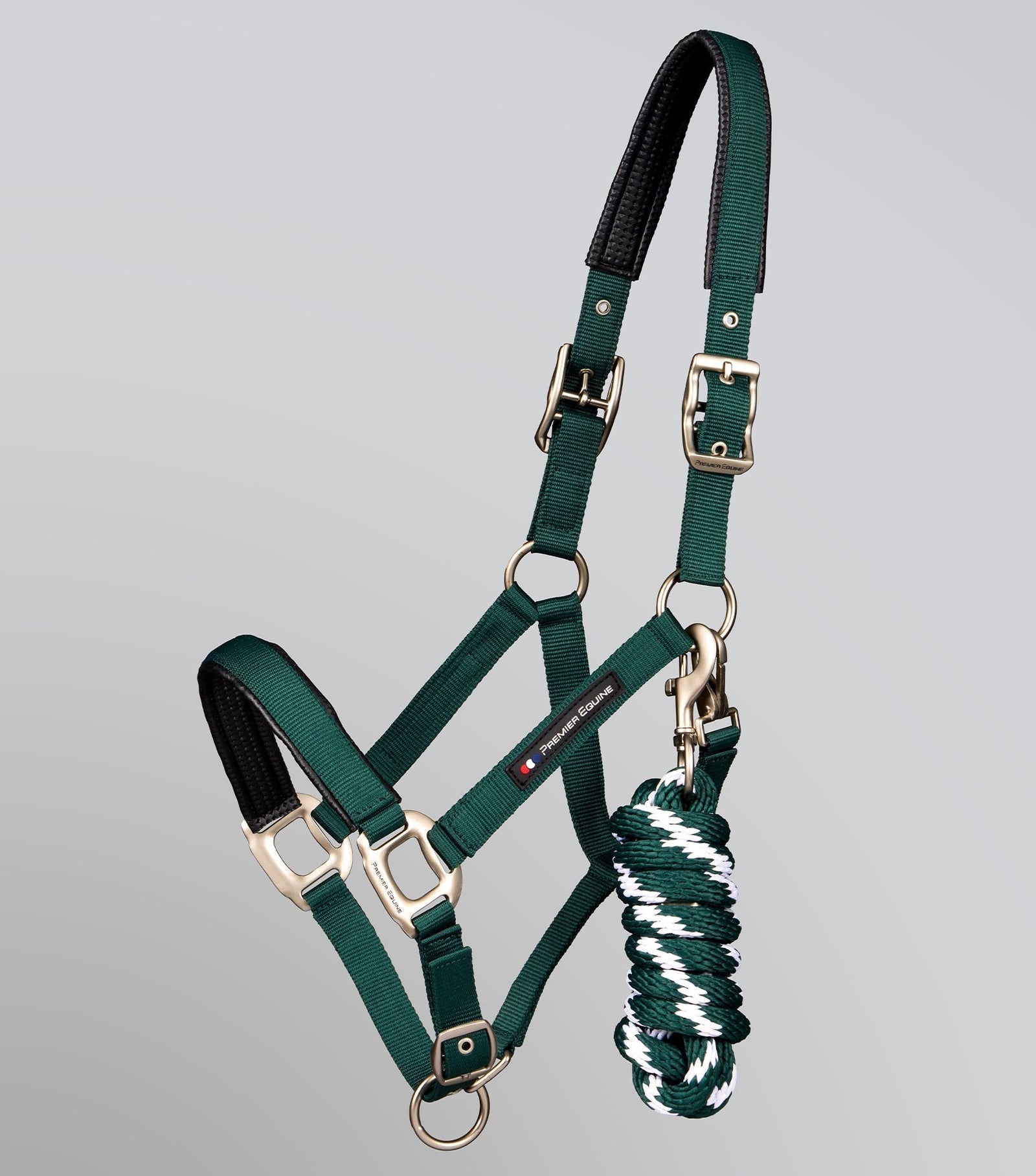 Premier Equine Plain Padded Head Collar with Lead Rope - Nags Essentials
