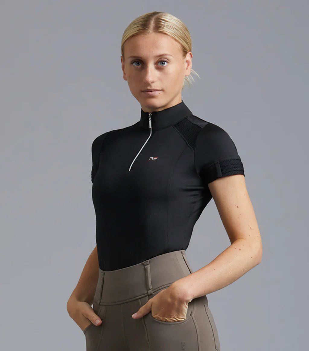 Premier Equine Remisa Ladies Technical Short Sleeve Riding Top - Nags Essentials