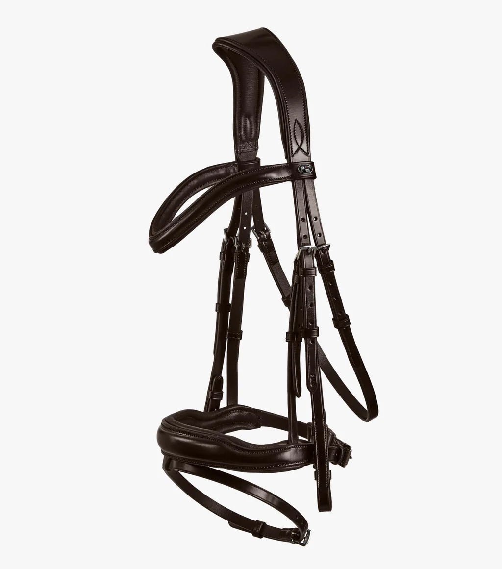 Premier Equine Rizzo Anatomic Snaffle Bridle with Flash - Nags Essentials
