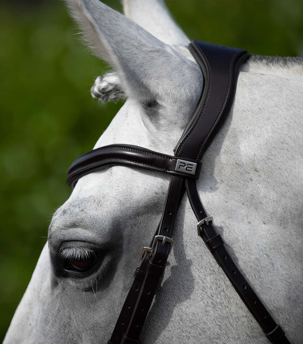 Premier Equine Rizzo Anatomic Snaffle Bridle with Flash - Nags Essentials