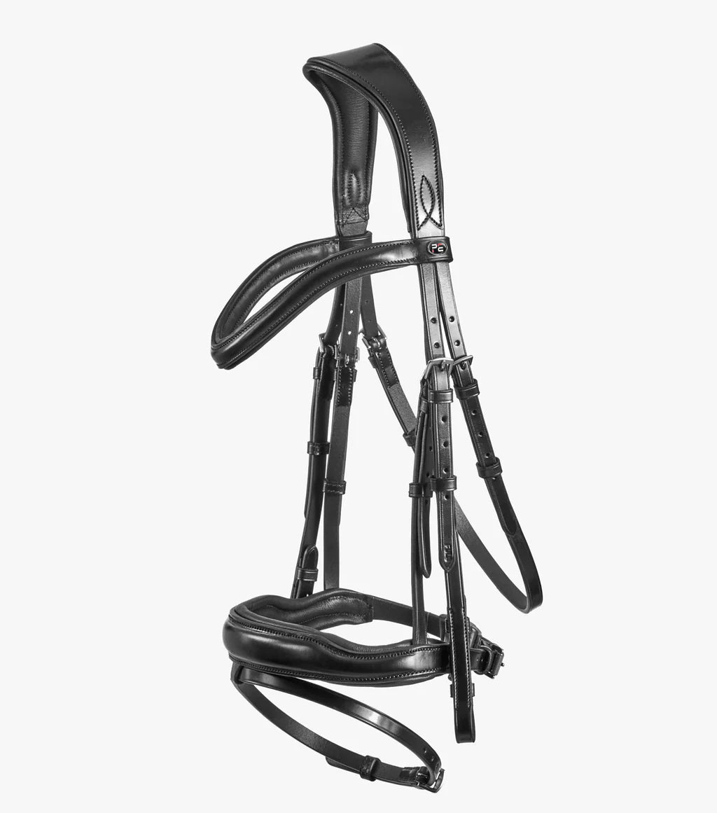 Premier Equine Rizzo Anatomic Snaffle Bridle with Flash - Nags Essentials