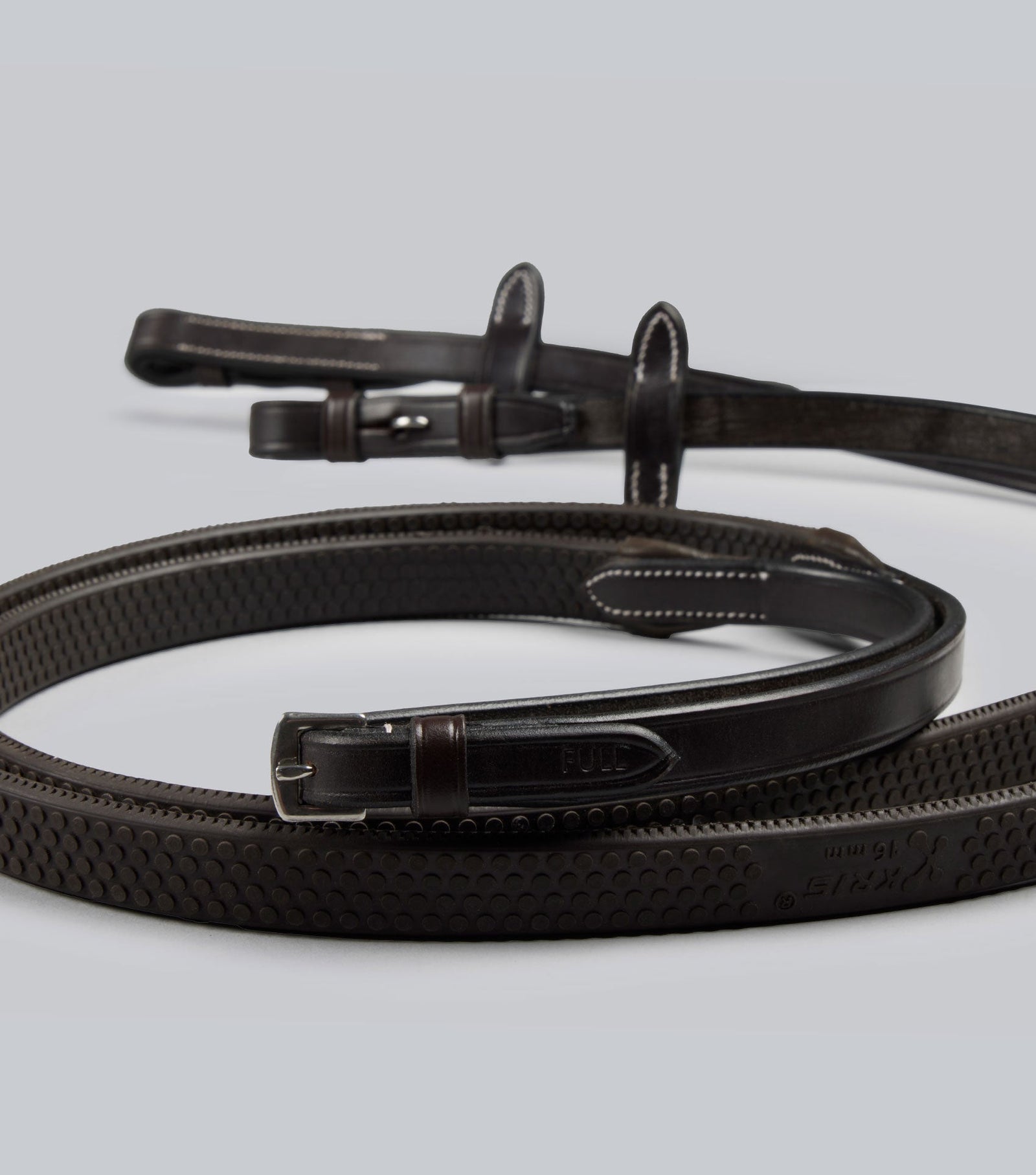Premier Equine Rubber Reins Black - Nags Essentials