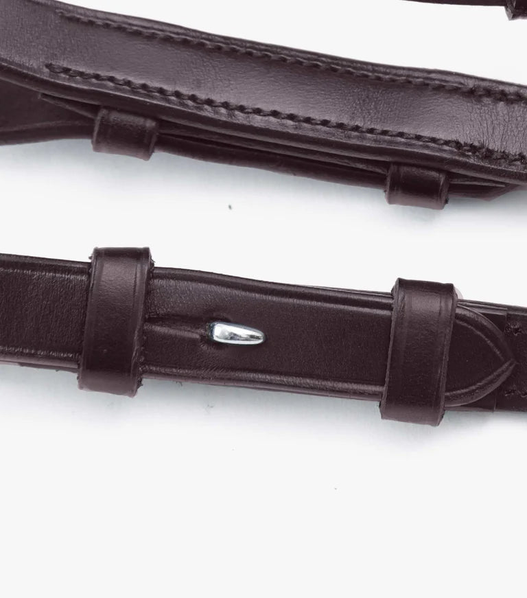 Premier Equine Salvatore Rubber & Leather Grip Reins - Nags Essentials